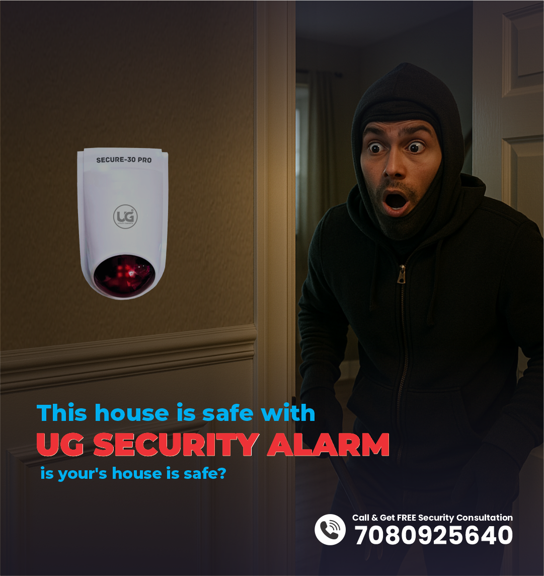 This house is safe with UG Security Alarm