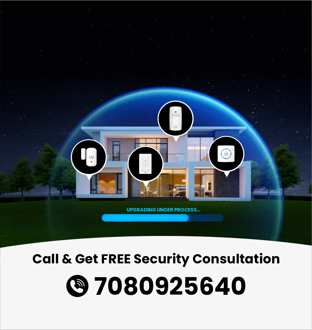 Smart home protected by UG security sensors